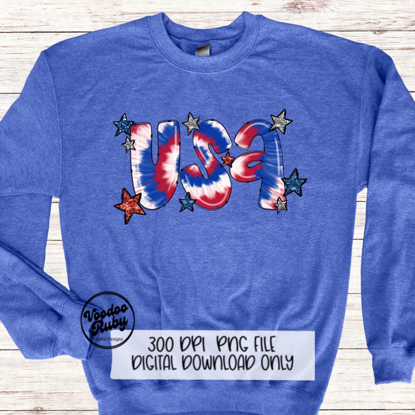 4th of July PNG Design Sublimation Digital Download Tie Dye America Patriotic Doodle Letters png July 4th DTF Printable USA Clip Art