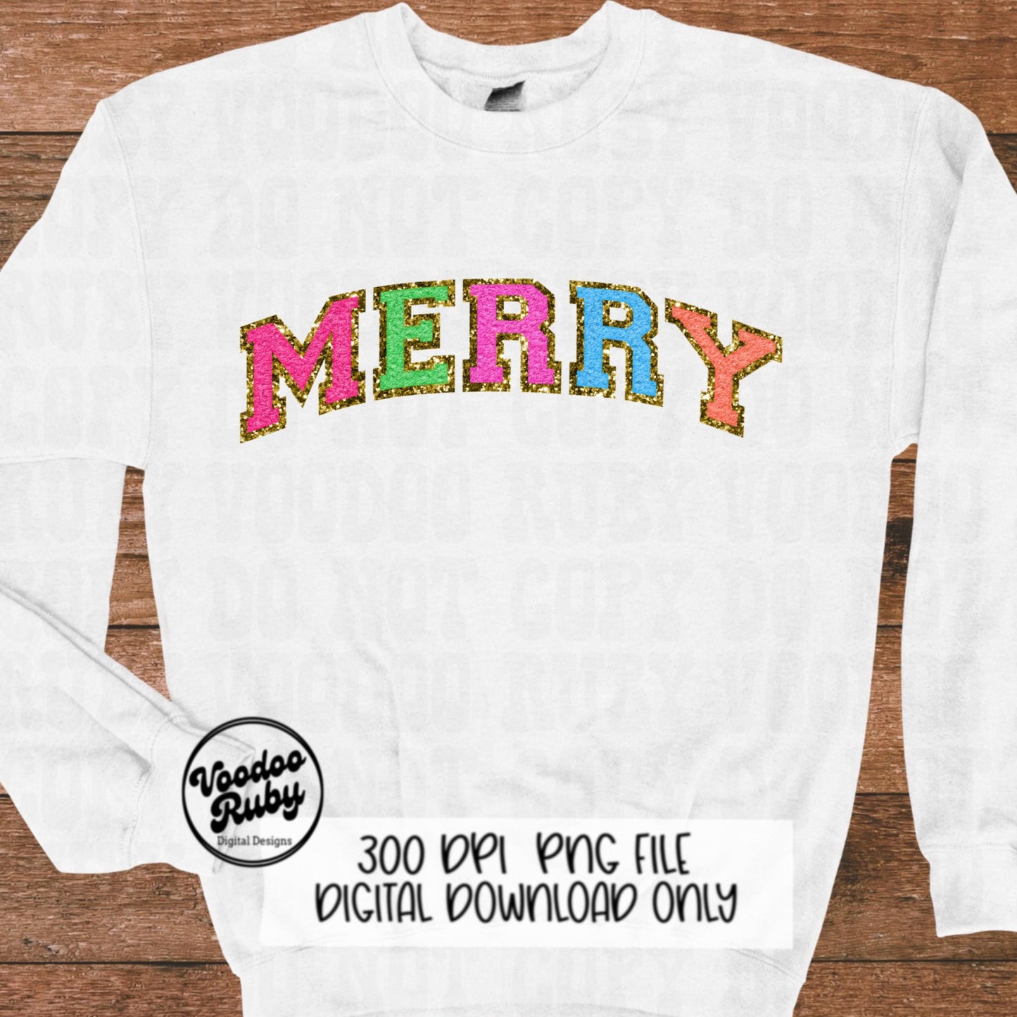 Chenille Merry PNG Design Bright Merry Christmas PNG Faux Chenille Patch Faux Embroidery PNG Merry dtf Pink Christmas