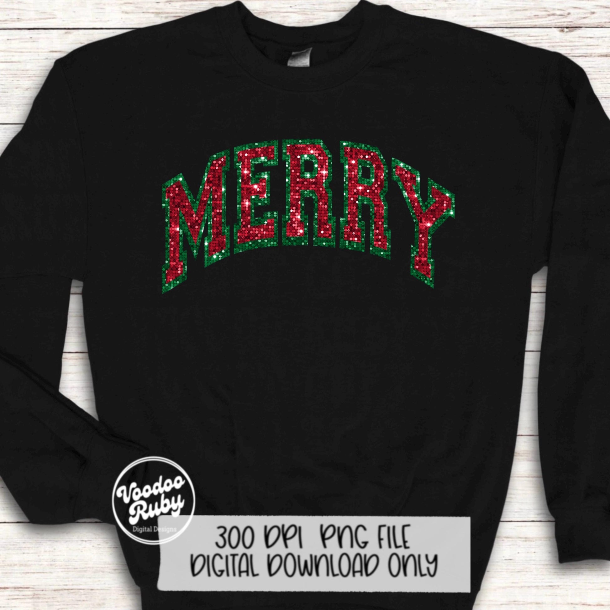 Sequin Merry PNG Design Sublimation Digital Download Merry Christmas PNG Faux Sequin Patch Faux Embroidery png Merry DTF Christmas