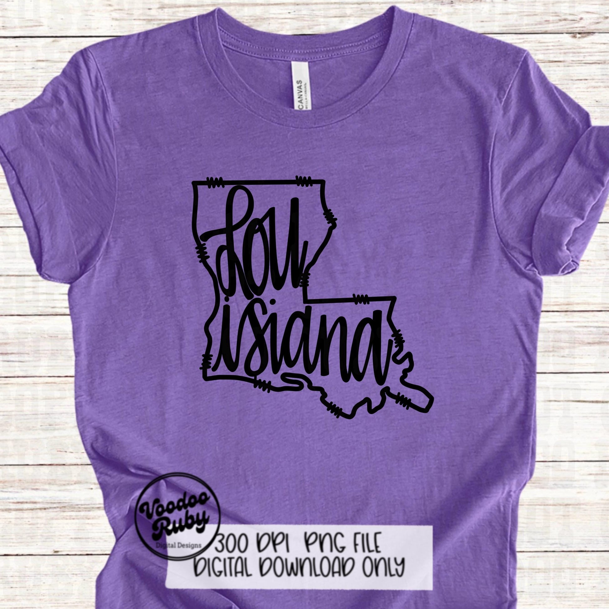 Louisiana PNG Transparent Inside Sublimation Hand Drawn Doodle Designs Louisiana Digital Download Sublimation Blanks Cajun DTF Printable