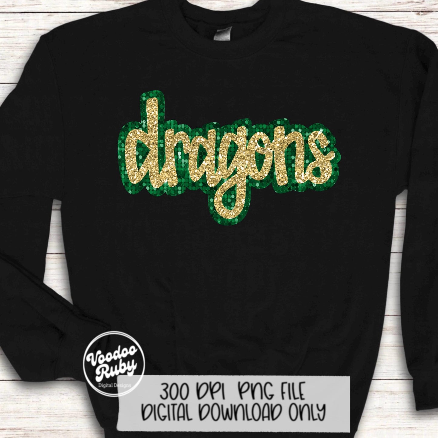 Dragons PNG Design Sublimation Sequins Glitter Hand Drawn Digital Download Faux Sequins Patch PNG Printable Clip Art Faux Appliqué Dragons DTF