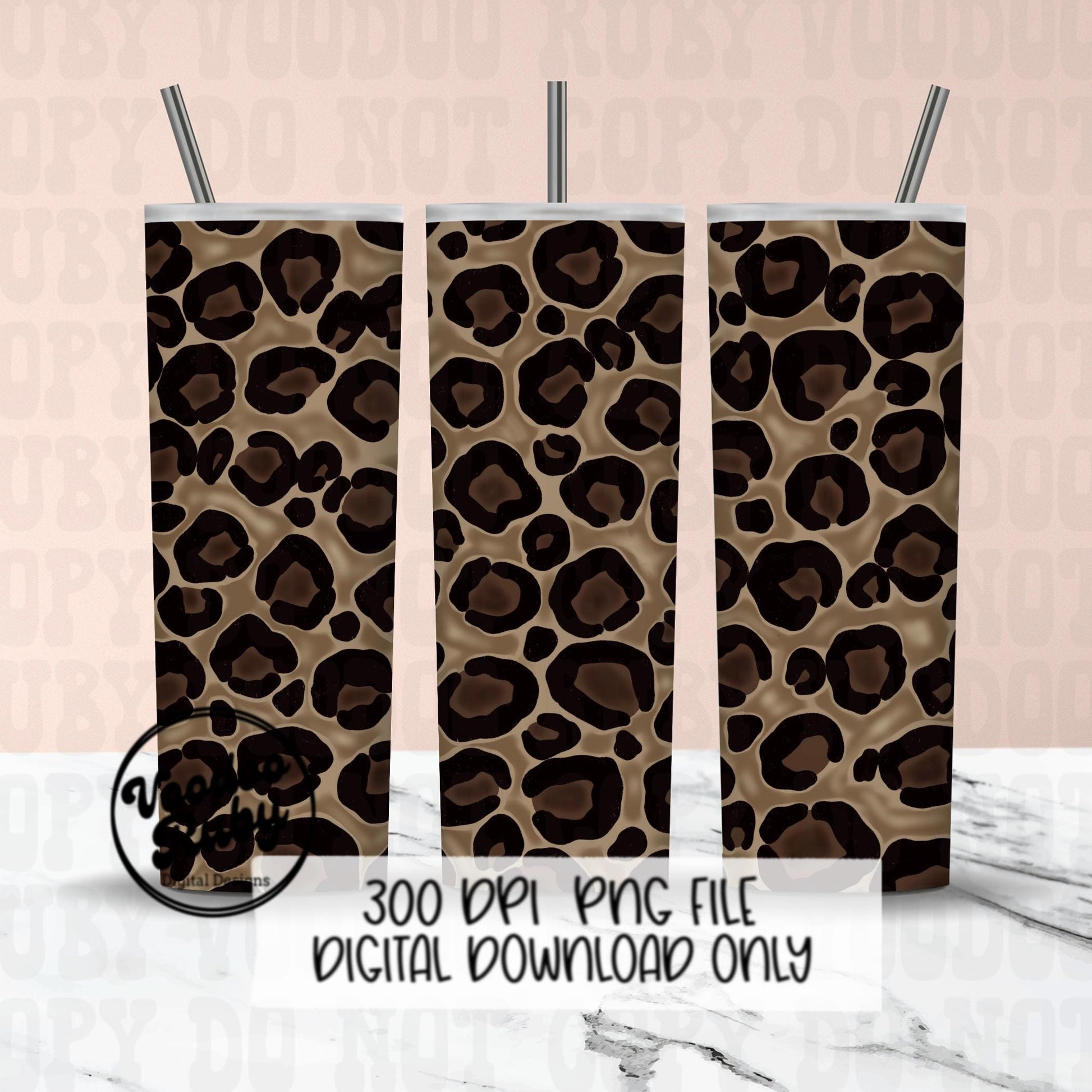 Leopard PNG Design Sublimation Hand Drawn Digital Download Leopard Background Digital Paper Leopard DTF Printable Sublimation Tumbler png