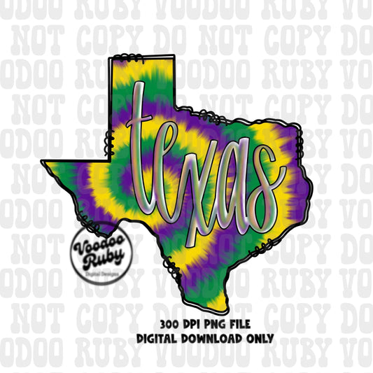 Texas Mardi Gras png design