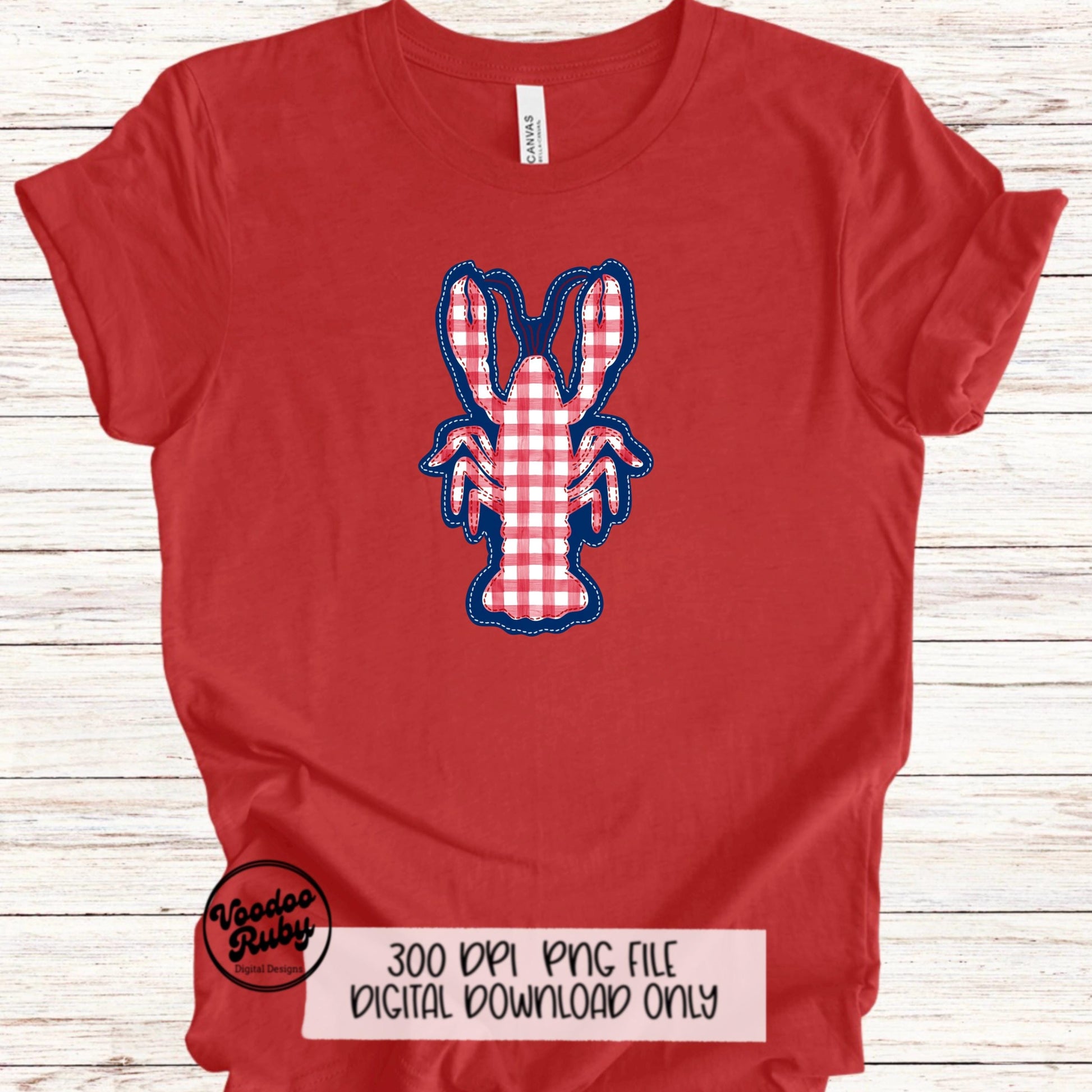 Crawfish PNG Design Embroidery Sublimation Digital Download Crawfish Applique DTF Printable Louisiana PNG Hand Drawn Crawfish Cajun png