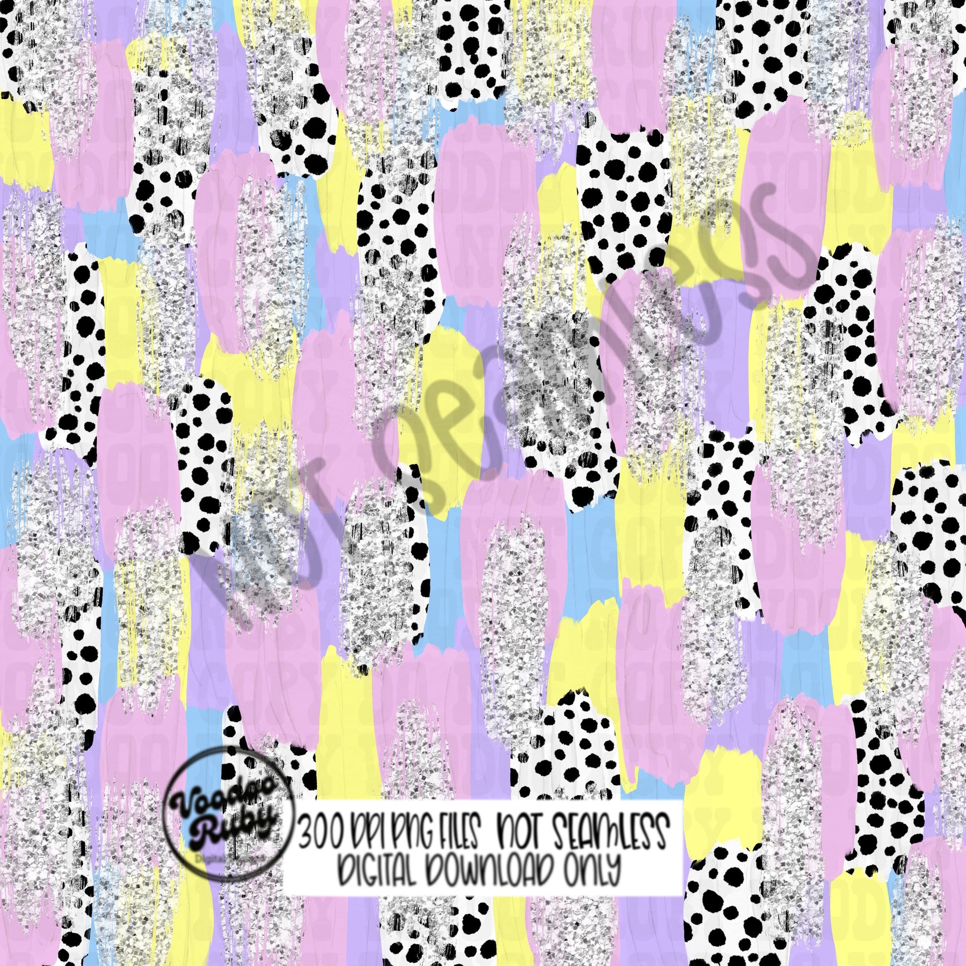 Easter Glitter Brushstroke PNG Background, Sublimation Hand Drawn Digital Download, Spring Pastel Brush Strokes Messy Paint Digital Paper