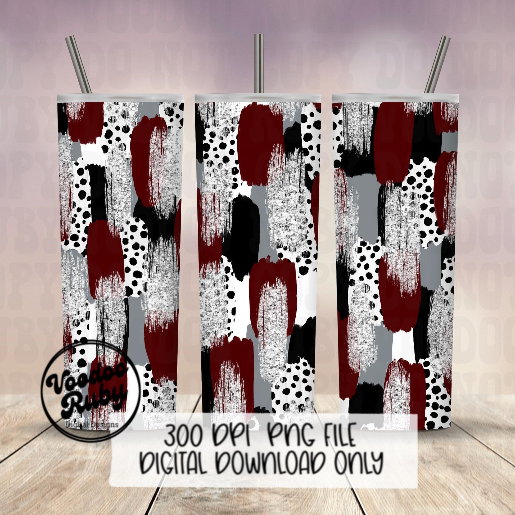 Maroon Gray Brushstroke Background PNG Sublimation Digital Paper Hand Drawn Digital Download Football Brush Strokes Messy Paint Mascots