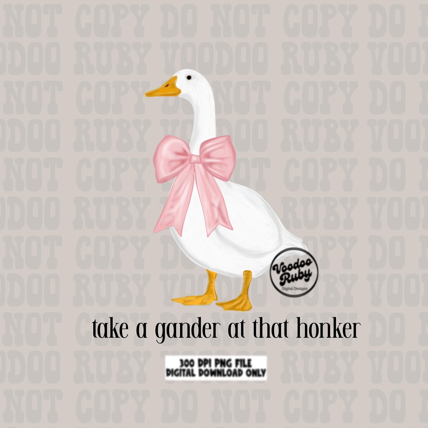 Funny Goose PNG: Vintage 90s Kitchen Design (Digital Download)
