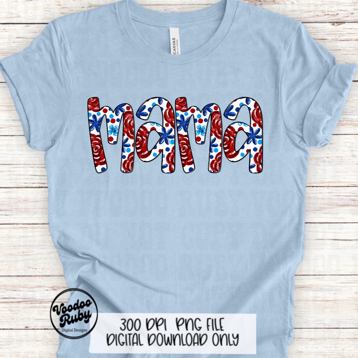 Red White Blue Alphabet PNG Clip Art Bundle, Sublimation Hand Drawn Digital Design Download, Alpha Pack Numbers America Letters Clip Art
